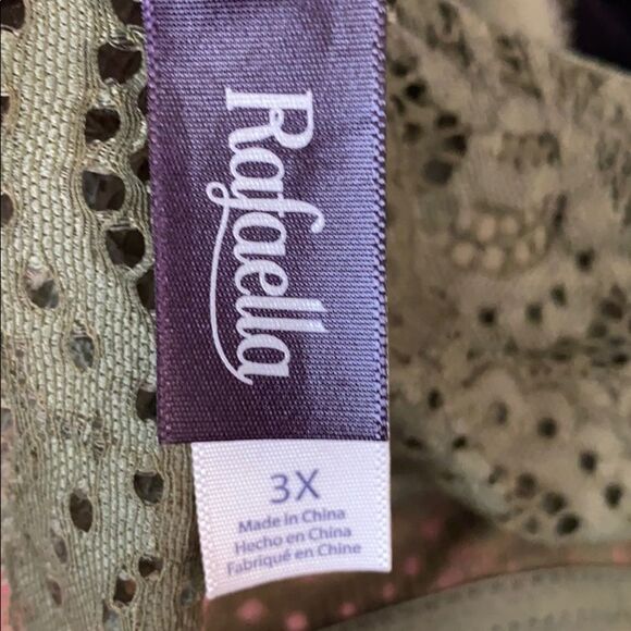 Rafaella Green Lace Bralette Adjustable Strap - Picture 11 of 13